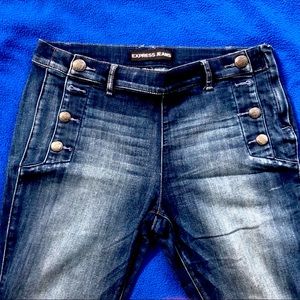 Express Mid-rise Bell Flare Jeans